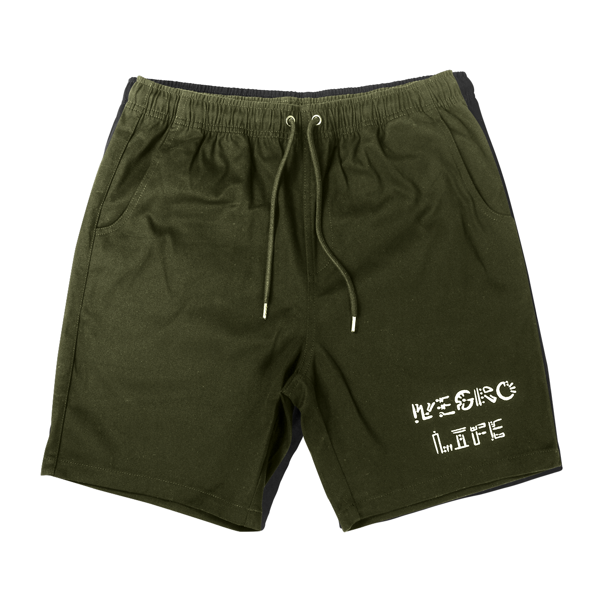 Negro.Life Mask Shorts Green